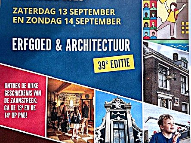 voorkant folder open monumentendag Zaanstad 2025
