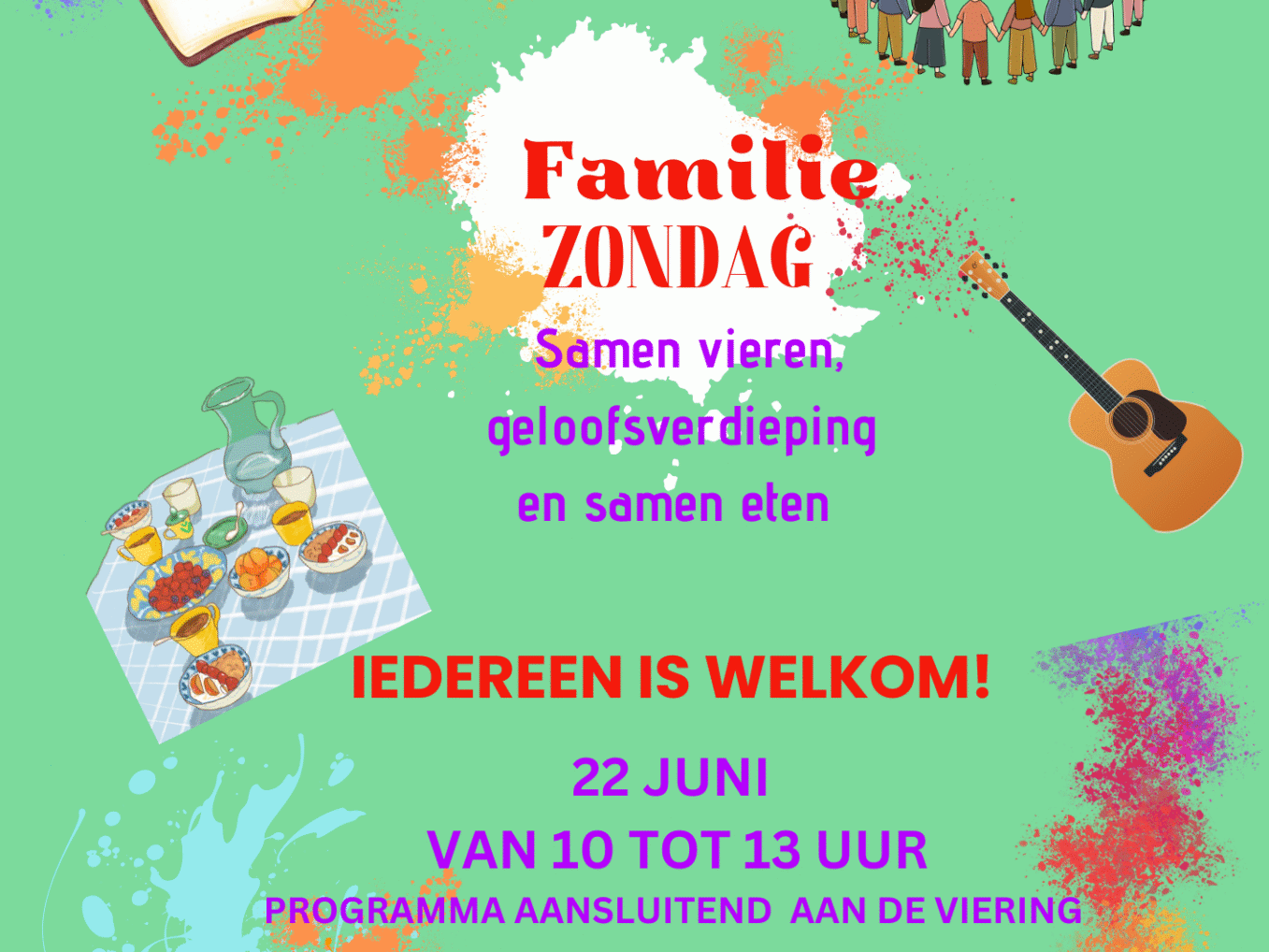 Familiezondag 22 juni 2025