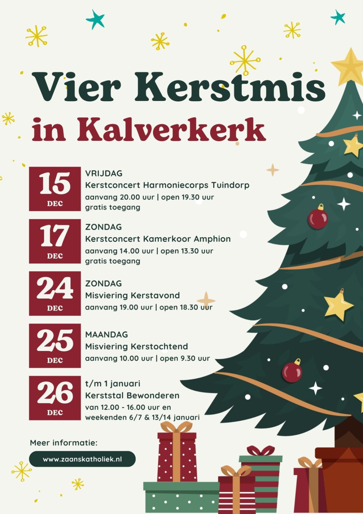 Kerstprogramma Kalverkerk